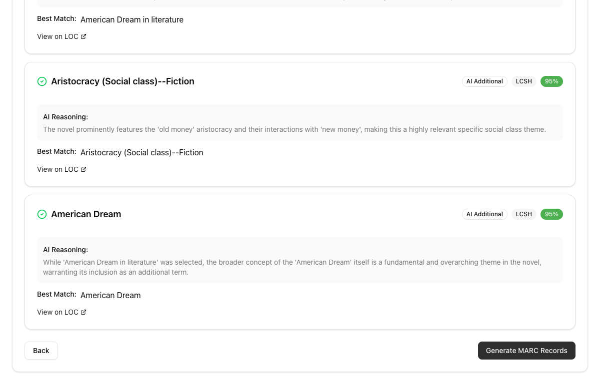 AI Additional terms